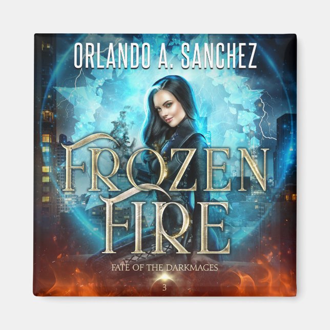 Aimant Sort des ténèbres - Feu gelé (Devant)