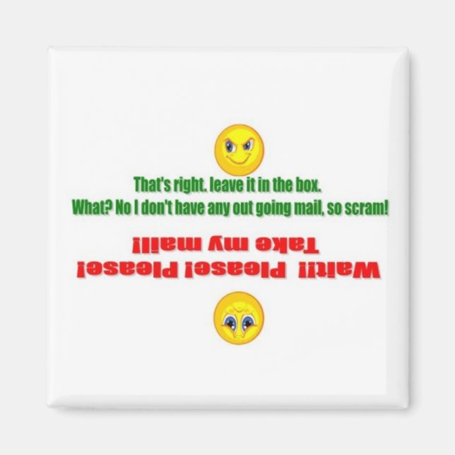 Aimant sortie de l'aimant de messagerie (Devant)