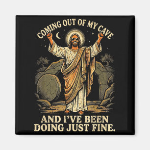 Aimant Sortir du t-shirt de la grotte jésus christianisme