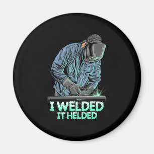 Aimant Soudeur soudé Il A Aidé