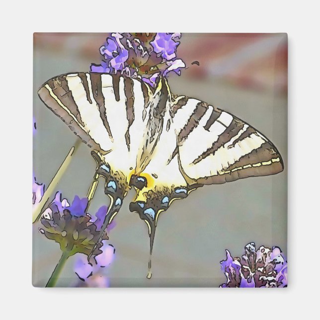 Aimant Soudure Jaune Commune Sur Fleurs Lilac Noir O (Devant)