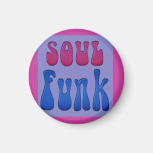 Aimant Soul Music Mots funky graphismes
