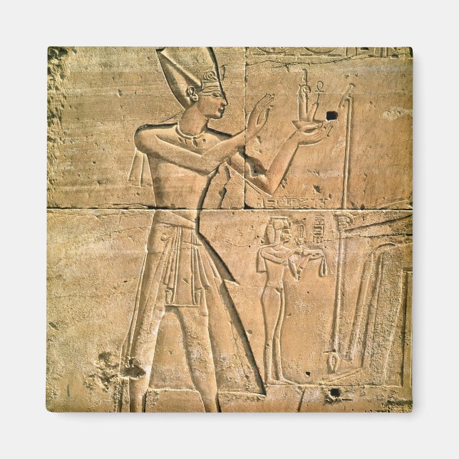 Aimant Soulagement représentant la Tuthmose III faisant u (Devant)