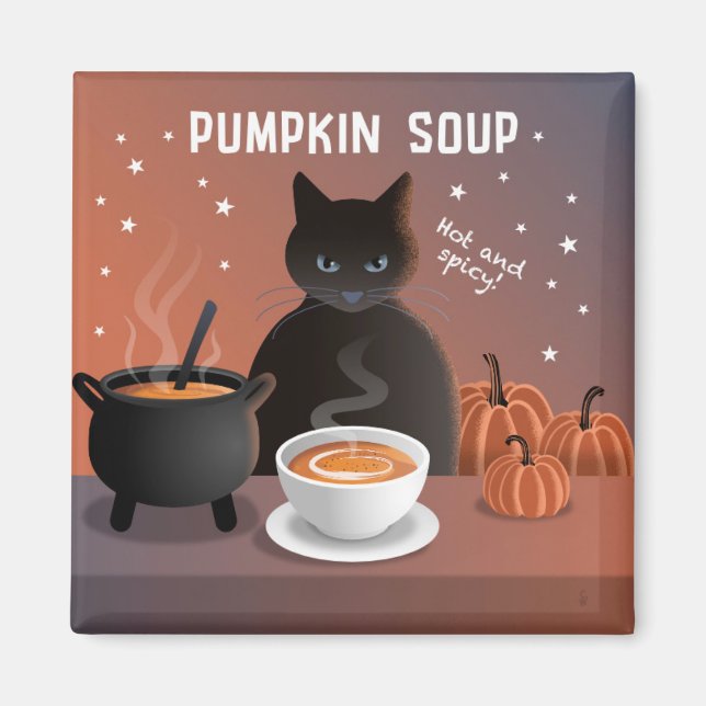 Aimant Soupe de citrouille (Devant)