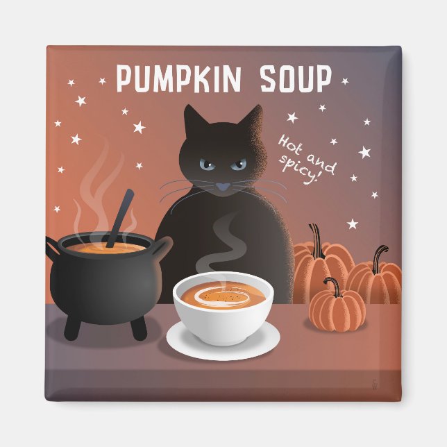 Aimant Soupe de citrouille (Devant)