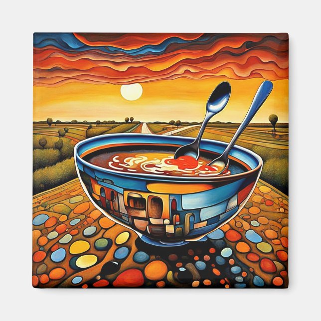 Aimant Soupe du jour (Devant)