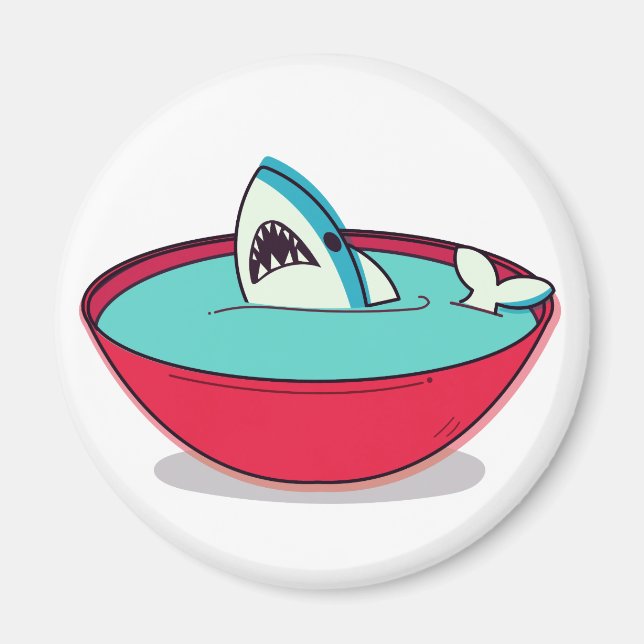 Aimant Soupe Fin Requin (Devant)