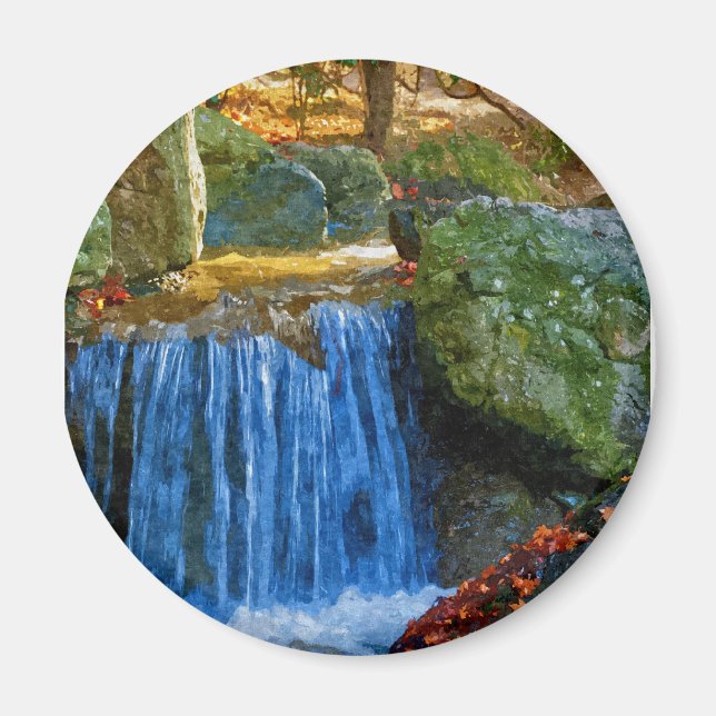 Aimant Source d'eau bleue (Devant)