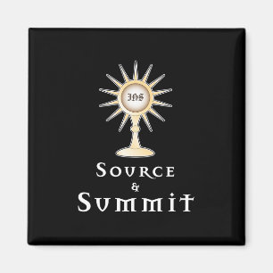 Aimant Source et Sommet : Saint-Amiste eucharistique