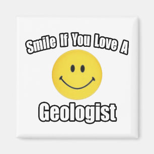 Aimant Souriez si vous aimez un géologue