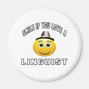 Aimant sourire si vous aimez un linguiste