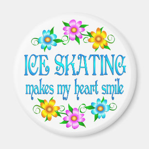 Aimant Sourires de patinage de glace