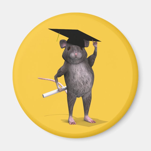Aimant Souris des diplômés (Devant)