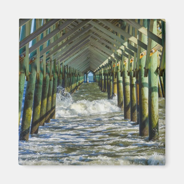 Aimant Sous Folly Beach Pier (Devant)
