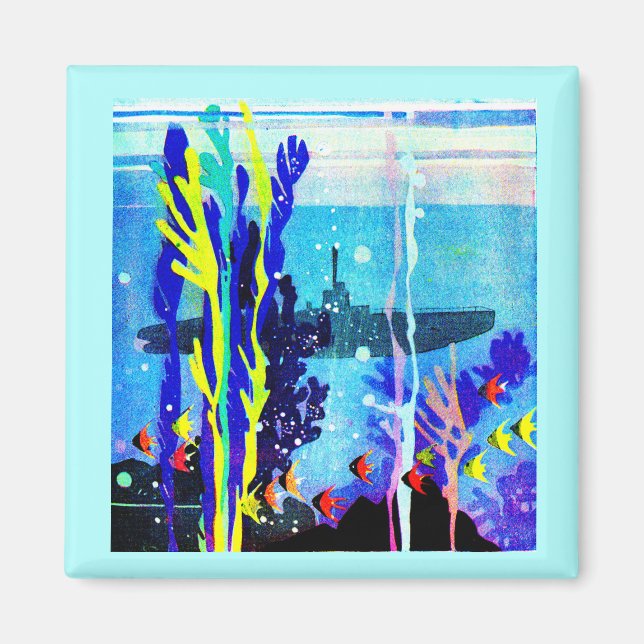Aimant sous-marin fantôme dans les eaux tropicales (Devant)