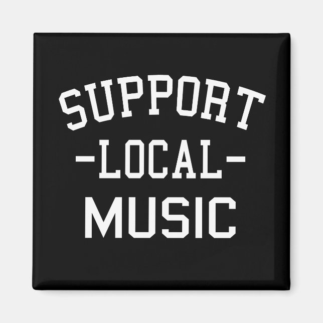 Aimant Soutenez la musique locale (Devant)