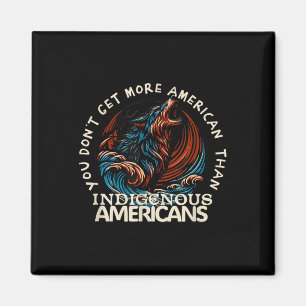 Aimant Soutenez les Amérindiens contre Trump _2
