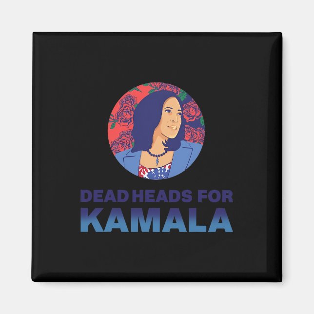 Aimant Soutenez les chefs 2024 du président Kamala Harris (Devant)