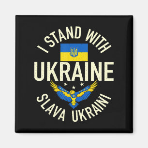 Aimant Soutenez L'Ukraine Je Prends Position Avec L'Ukrai