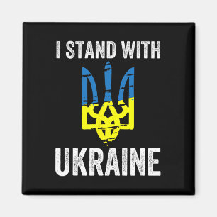 Aimant Soutenez l'Ukraine Soutenez l'Ukraine Résistez Man