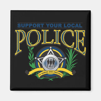 Aimant Soutenez votre police locale