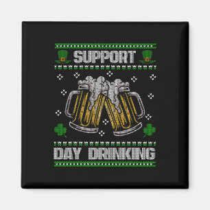 Aimant Soutenir la journée de beuverie St. Patricks Day d