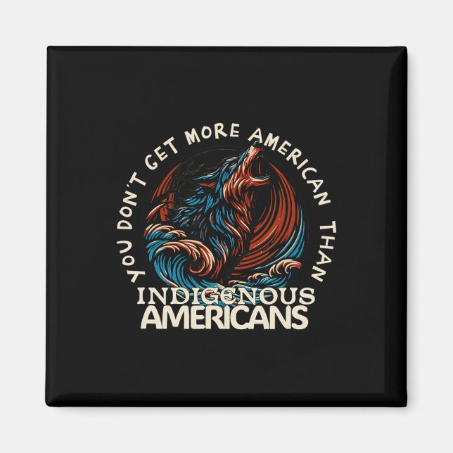 Aimant Soutenir les Amérindiens  (Devant)
