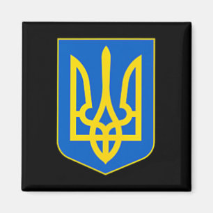 Aimant Soutenir l'Ukraine Drapeau ukrainien - Armée ukrai