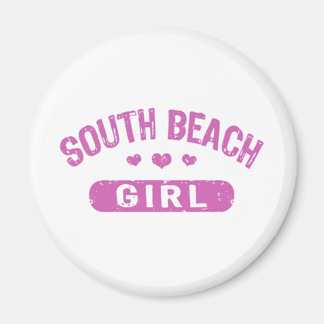 Aimant South Beach Girl (Devant)