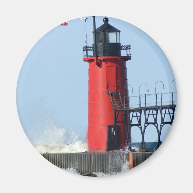 Aimant South Haven Lighthouse (Devant)
