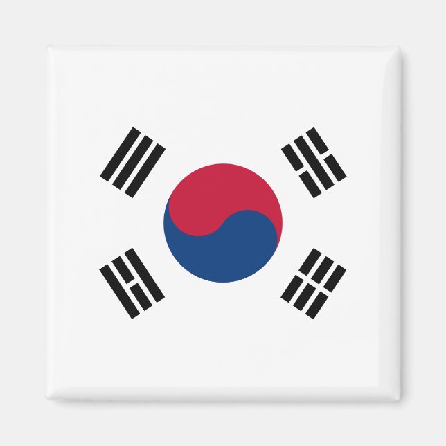 Aimant South Korea flag (Devant)