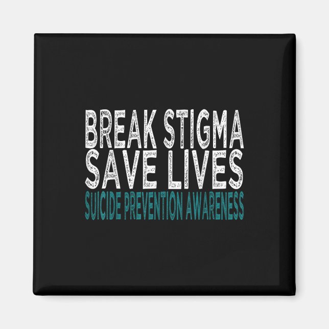 Aimant Soutien à la prévention du suicide Briser la stigm (Devant)