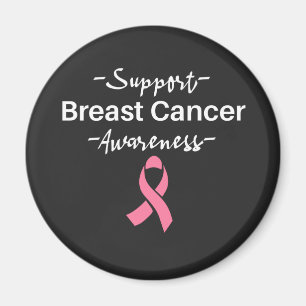 Aimant Soutien à la sensibilisation au cancer du sein Ru