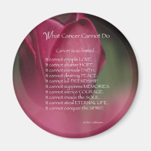 Aimant Soutien contre le cancer, Ce que le cancer ne peut