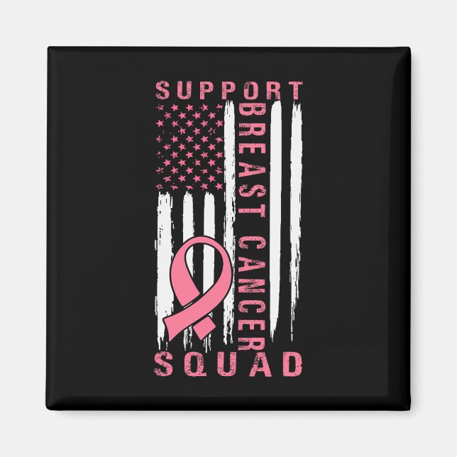 Aimant Soutien de l'équipe Cancer du sein - Équipe de sou (Devant)