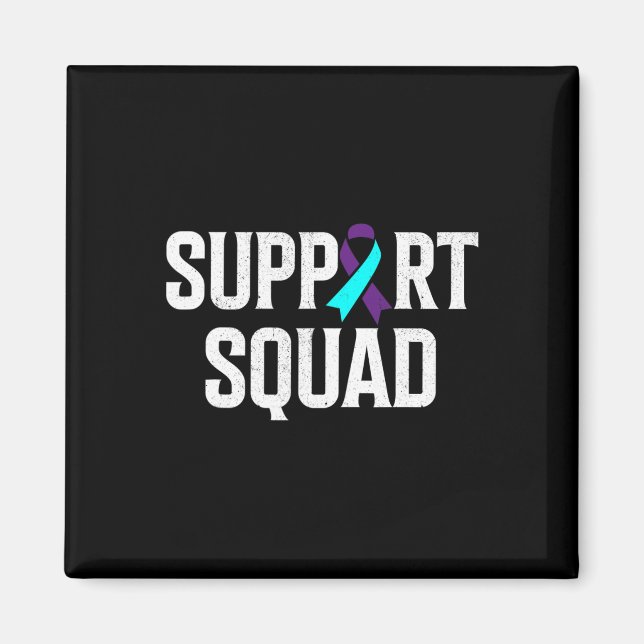 Aimant Soutien de l'Escadron pour la sensibilisation à la (Devant)