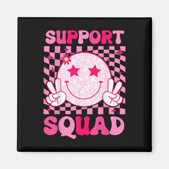 Aimant Soutien du guerrier du cancer du sein Équipe du ca (Devant)