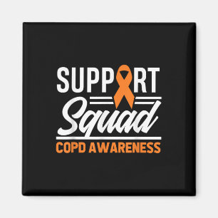 Aimant Soutien du guerrier du copd Escadron Sensibilisati