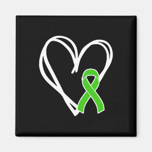 Aimant Soutien du ruban cardiaque Mois de sensibilisation