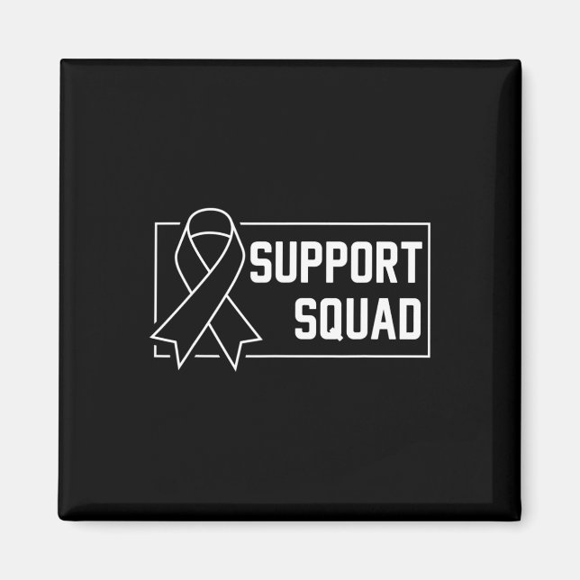 Aimant Soutien Escadron de soutien Orange Warrier Sensibi (Devant)