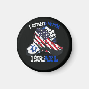 Aimant Soutien Je suis avec l'héritage juif d'Israël
