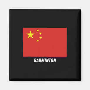 Aimant Soutien patriotique Badminton Chine Équipe Sport C