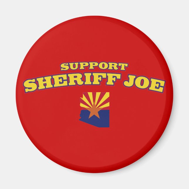 Aimant Soutien Sheriff Joe (Devant)