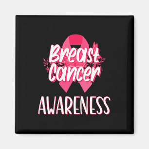 Aimant Soutien Squad Cancer du Sein - En Octobre Nous Por