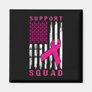 Aimant Soutien Squad Cancer du sein - Pink Support Squad
