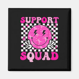 Aimant Soutien Squad Sensibilisation au cancer du sein Ru