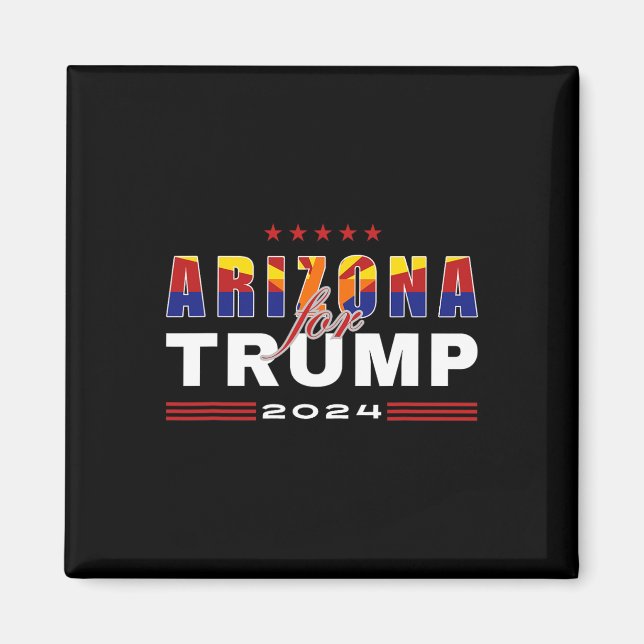 Aimant Soutient Trump Dans La Maga De L'Élection Présiden (Devant)