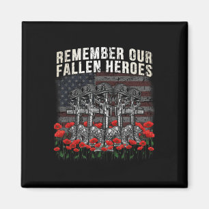 Aimant Souvenez-vous de nos héros tombés Mémoire du solda