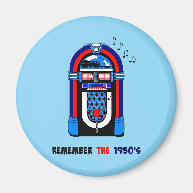 Aimant Souvenez-vous des années 50 (Devant)