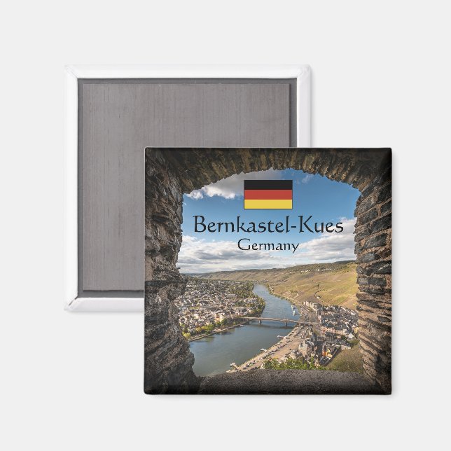 Aimant Souvenir Bernkastel-Kues (Recto/Verso)